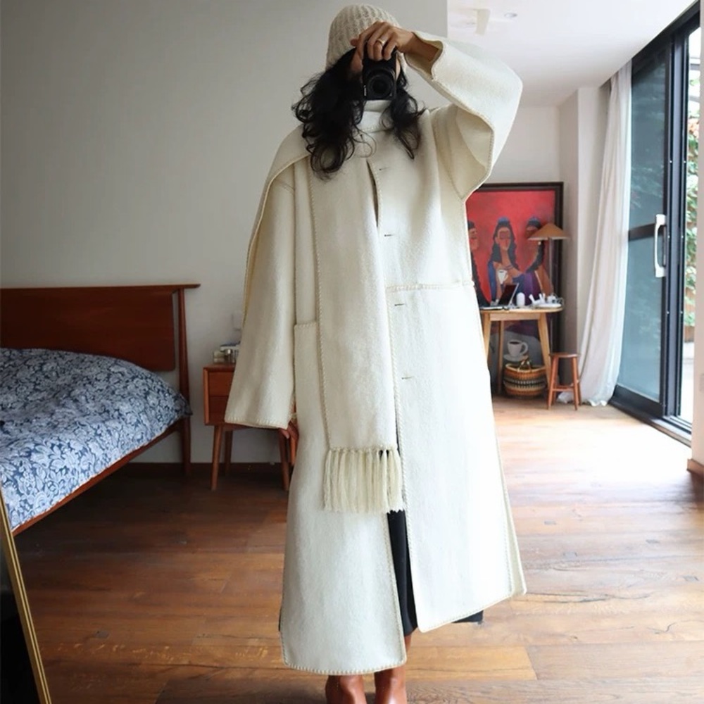 NWT Toteme Style Scarf Long Coat